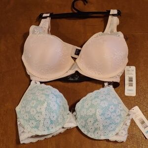 2 NWT Rene Rofe bras size 34C